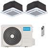 Olimpia Splendid Condizionatore Olimpia Splendid Nexya S6 E Cassette dual split 9000+18000 BTU inverter A+ unità esterna 6.2 kW OS-CANMH21EI/OS-K/SENAH09EI_1/OS-K/SEN