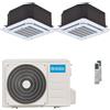 Olimpia Splendid Condizionatore Olimpia Splendid Nexya S6 E Cassette dual split 9000+12000 BTU inverter A++ unità esterna 5.3 kW OS-CANMH18EI/OS-K/SENAH09EI_1/OS-K/SE