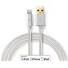 Nedis Cavo Lightning | USB 2.0 | Apple Lightning, 8-pin | USB-A Maschio | 480 Mbps | Placcato oro | 3,00 m | Rotondo | Intrecciato / Nylon | Alluminio | Scatola con finestra coperta