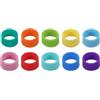 PATIKIL Anelli In Gomma Per Antenna Radio Bidirezionale Fascie Colorate 10 Pezzi Copertura Protettiva Antenna Per XIR P8668 P8660 P6600 P6620 P6620i P8668i GP328D GP338D Multicolore