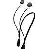 kwmobile Laccetto da Collo in Silicone per Google Pixel Buds 2A / Pixel Buds Pro 2 Supporto per Jogging - Fascia per Cuffie In-Ear - Accessorio per Auricolari - nero