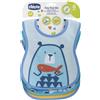 chicco Bavaglino Chicco 163012 pappa 6m+ azzurro/verde