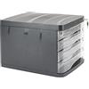 WAYTEX 931052 - Schedario con 4 cassetti per documenti A4
