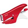 Leitz WOW Cucitrice in Metallo con Corpo Ergonomico, Cuce fino a 15 Fogli, Include 1000 Punti Metallici n. 10, 55311026