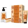 CARESSE confezione regalo sapone liquido + crema mani + lima gingerbre