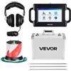 VEVOR Rilevatore di Perdite d'Acqua per Tubi, 1Hz-5000 Hz, Localizzatore di Perdite per Tubi Profondi 2 m, con Touchscreen e Sensore, 3 Aste di Ascolto, Cuffie, Scheda da 8 GB e Custodia