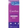 Carefree Plus Large di fragranza leggera protecteslips (20 pezzi), protegge i slips assorbenti e traspiranti per l'uso quotidiano, protegge i slips extra lunghi con protezione contro i cattivi odori