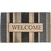 Notrax, Welcome Gray, zerbino in fibra di cocco naturale con retro in vinile, per interni ed esterni, 45,7 x 76,2 cm, C12 (C12S1830WG)