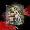 SHOWCASE LAB Teca LS381 | Per Set Lego® 72423 - Shrek, Ciuchino e Gatto con gli Stivali