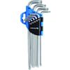 Högert Technik - Set Chiavi Chiavi a Brugola Lunghe, Kit Chiave, Misure da T10 a T50 Set, Acciaio Cromo-Vanadio Set Resistente alla Deformazione e all'Usura - HT1W818, 9 Pezzi