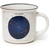 Legami - Tazza, Count Your Lucky Stars, Tazza in Porcellana New Bone China, Segno Zodiacale Laminato in Oro, Utilizzabile in Lavastoviglie, Capacità 350 ml, Tema Taurus