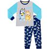 BlueY Pigiama Pigiamone Invernale Ragazzo | Bingo Pigiama Bambino Manica Lunga Multicolore 5-6 Anni