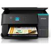 Epson Stampante Multifunzione Inkjet a Colori A4 Wi-Fi Nero EcoTank ET-2950