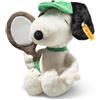 Steiff Peluche Snoopy Tennis, dolce animale di stoffa per bambini, ragazzi e ragazze, Friends, 22 cm, bianco, 024832