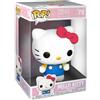Funko POP! Jumbo: Sanrio - Hello Kitty - 50th Anniversary - Figura in vinile da collezione - Idea regalo - Prodotto ufficiale - Giocattoli per bambini e adulti - Modello di figura per collezionisti