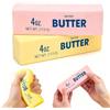 CHANCCI 2 Pezzi Butter Squishy,Giocattolo Burro Spremere,Bastoncino Burro Morbido in PU a Lenta Crescita Giocattoli,Morbidi Squishy Antistress,Pallina Antistress,Giocattolo Antistress per Bambini,Adulti Shark