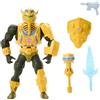 Masters of the Universe Masters of Universe Origins x Transformers - Bumblebee Armor Man At Arms, action figure MOTU in collaborazione con Autobot, accessori e mini fumetto inclusi, giocattolo per bambini, 6+ anni, JGT17