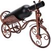 Wakects Portabottiglie da Vino da Tavolo a Forma di Bicicletta, Metallo, Bronzo, Decorativo per Soggiorno, Sala da Pranzo e Bar