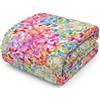 Italian Bed Linen Trapuntino Estivo Linea FANTASY Made in Italy Copriletto Stampato in Morbida Microfibra - Trapunta Primavera Estate Mezza Stagione - Spring, Matrimoniale 260X270cm