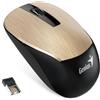 GENIUS NX-7015 Gold USB 1200 DPI Funkmaus 2,4 GHz BlueEye Sensor Ein-Ausschalter 1x Alkaline-Batterie Typ AA