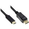 Good Connections Adapterkabel USB-C an DP1.2 schwarz 3m