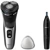 Philips S3143/02 Serie 3000 rasoio + rifinitore per naso e orecchie