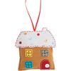 Trimits Feltro Kit Decorazione Natalizia: casa di marzapane, Colori Assortiti, Taglia Unica