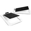 Kanto S4W - Supporti per altoparlanti da tavolo, misura media, colore: Bianco