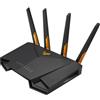 ASUS TUF Gaming AX3000 V2 - Router Gaming Dual Band WiFi 6 802.11ax, Per Modem Operatore e ONT, Porta 2.5Gbps, Modalità Mobile Game, Supporta Mesh WiFi, Gear Accelerator, Adaptive QoS, Nero