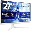 Philips Evnia Gaming Monitor 27M2N5201P 27 pollici 1920x1080, FHD, 260Hz, Fast IPS Panel, 1ms GtG, Height Adjustment, (HDMI1x 2.0 DP 1x 1.4) HDR10, G-Sync Compatible Bianco