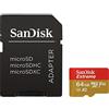 SanDisk Extreme 64 GB microSDXC Memory Card for Action Cameras and Drones with A2 App Performance up to 160 MB/s, Class 10, U3, V30