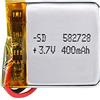 Liter energy battery Batteria 582728 LiPo 3.7V 400mAh 1.48Wh 1S 5C Liter Energy Battery per l'elettronica Ricaricabile Telefono Portatile Smartwatch Orologio GPS - Non adatto per Radiocomando 30x27x6mm (400mAh|582728)