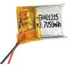 Liter energy battery Batteria 401215 LiPo 3.7V 50mAh 0.185Wh 1S 5C Liter Energy Battery per l'elettronica Ricaricabile Telefono Portatile Smartwatch Orologio GPS - Non adatto per Radiocomando 17x12x4mm (50mAh|401215)