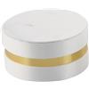 L'Arcolaio Scatola Tonda Bomboniera D 8 Cm H 4 Cm Portaconfetti Bianco 1 Pz