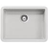 EffeZeta Lavello monovasca Smeg VST50AL 50 cm sottotop sintetico alluminio