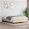 Vidaxl Materasso a Molle Insacchettate Rigidità Media Cream 140x190x20 cm in Tessuto