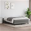 Vidaxl Materasso a Molle Insacchettate Rigidità Media Grigio Scuro 140x190x20 cm