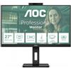 AOC MONITOR 27 LED IPS QHD 16:9 4MS 350 CDM, WEBCAM, PIVOT, DP/2HDMI, MULTIMEDIALE, SCAT APERTA