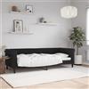 Vidaxl Letto da Giorno Nero 80x200 cm in Velluto