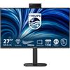 PHILIPS MONITOR 27 LED IPS QHD 16:9 4MS 350 CDM, PIVOT, USB-C, WEBCAM, DP/HDMI, MULTIMEDIALE