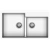 EffeZeta Tip Toe N200 Lavello 2 vasche bianco