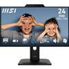 MSI MONITOR 23,8 LED IPS 16:9 FHD 120Hz 300 CDM, WEBCAM, PIVOT, VGA/DP/HDMI, MULTIMEDIALE