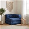 Vidaxl Unità di Divano Modulare Indaco 70 x 70 x 56 cm Tessuto