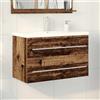 Vidaxl Armadio per Lavabo da Bagno 2 pcs 80 x 38,5 x 48 cm