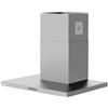 EffeZeta Samet Cappa Embla 60 da parete acciaio inox