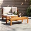 Vidaxl Set Divani da Giardino 2pz con Cuscini Legno Massello di Acacia