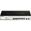 D-LINK SWITCH 10 PORTE DI CUI 8 PORTE GIGABIT POE + 2 PORTE SFP SMART+