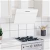 Vidaxl Cappa a Parete 60 cm in Acciaio e Vetro Temperato Bianco