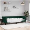 Vidaxl Letto da Giorno Verde Scuro 90x200 cm in Velluto