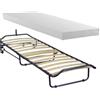 EffeZeta Branda pieghevole con materasso 80X190x9 RETEPIEGH per mobile giroletto